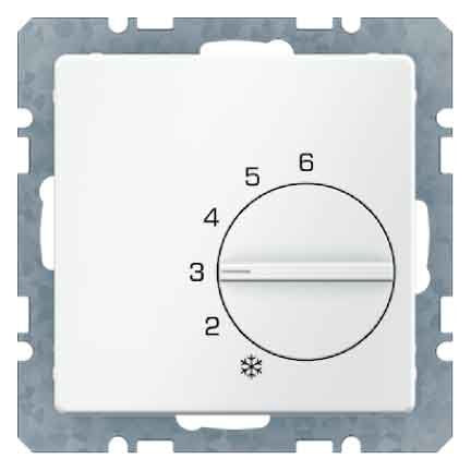 Berker - Raumthermostat Raumtemperaturregler 20266089 Wechsler