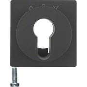 Berker - Abdeckung/Bedienelement für Installationsschalterprogramme Zentralstück anth/sa 15066086 f. Schlüsselschalter