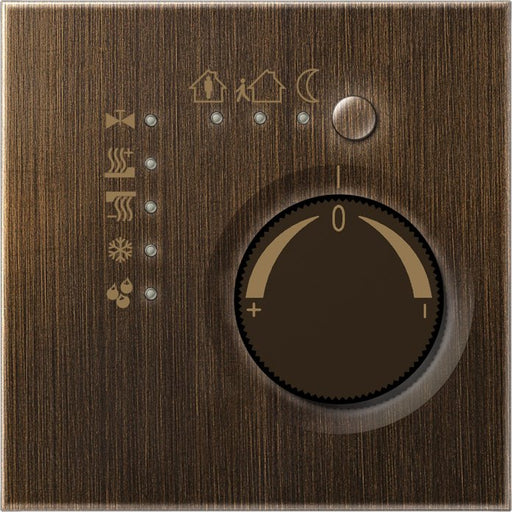 Jung - Bussystem-Raumtemperaturregler KNX Stetigregler Mess/anti ME 2178 AT mit Busankoppler