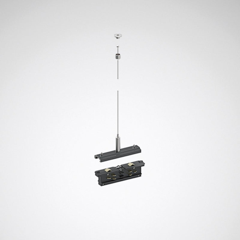 Trilux - Mechanisches Zubehör/Ersatzteile für Leuchten Längsverbinder-Set Rail Längsv #8900000 schwarz