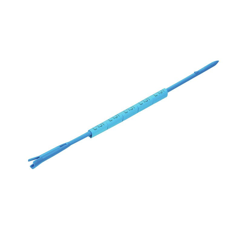 Weidmüller - Kabelmarkierungssystem Leitermarkierer CLI R 1-3 BL NE 3x4,2mm,weich,blau − 10 Stück