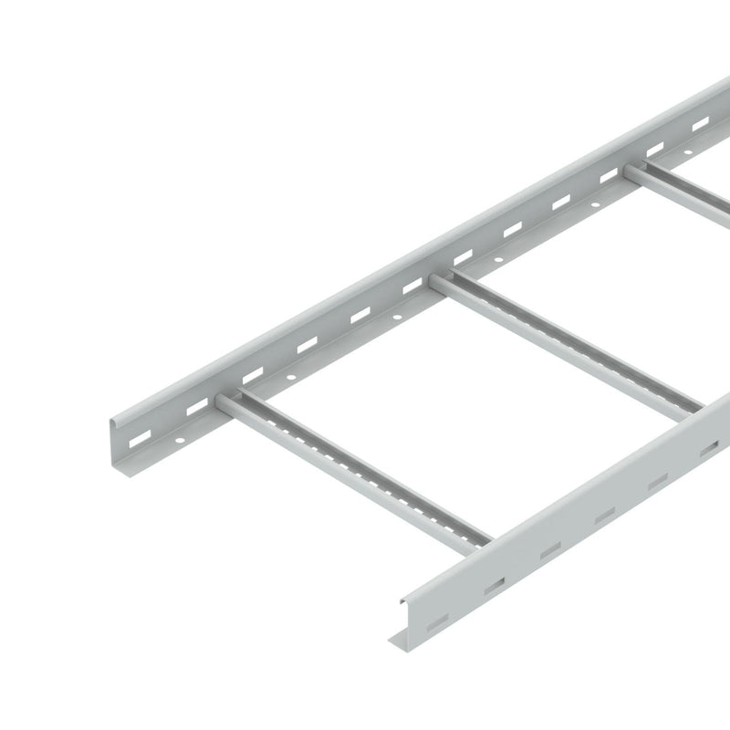 OBO Bettermann - Kabelleiter LG 640VS6FSK LGR gelocht,m.VS-Sprosse − 6 Meter