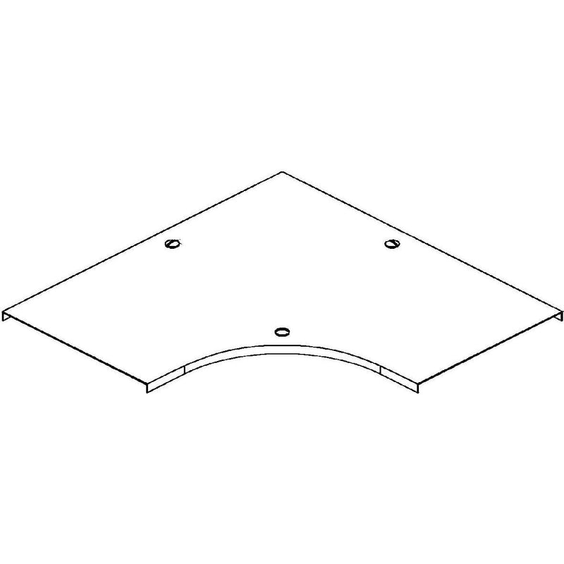 Niedax - Deckel Bogen für Kabeltragsystem Deckel, F-Verz RESDV 200 F − 1 Stück