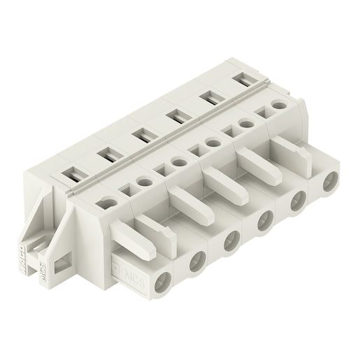 WAGO - Kabelsteckverbinder für Leiterplattensteckverbinder 1-Leiter-Federleiste 721-206/031-000 CAGECLAMP 2,5mm²,lgr − 25 Stück