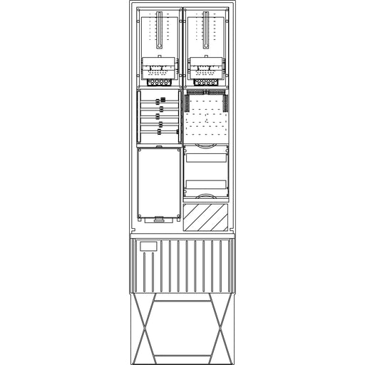 Elsta Mosdorfer - Zähler-Komplettschrank Zähleranschlusssäule ZS342.W2.36 A340 W2 2Z 3.HZ 36TE