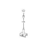 Brumberg Leuchten - Mechanisches Zubehör/Ersatzteile für Leuchten Seilabhängung 1,5m 87135000 mit Schnellspanner