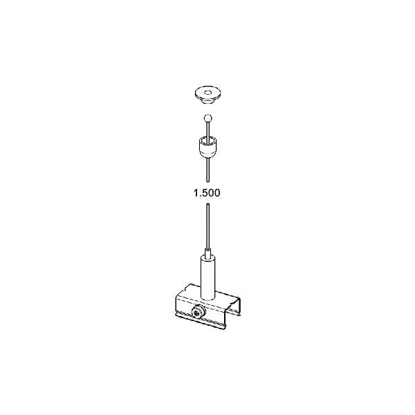 Brumberg Leuchten - Mechanisches Zubehör/Ersatzteile für Leuchten Seilabhängung 1,5m 87135000 mit Schnellspanner