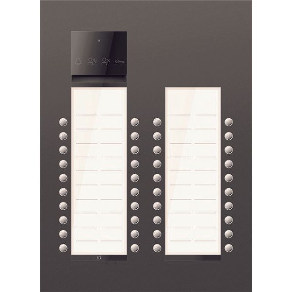 TCS Tür Control - Türstation für Türkommunikation PES PRO Audio Außenstat. ASU600440-0017 40T/2 UP R7016
