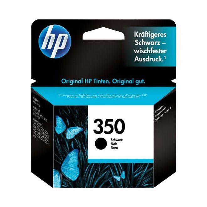 HP - Verbrauchsmaterial für Telefax/Drucker/MFC Tintenpatrone 350/CB335EE 4,5ml schwarz