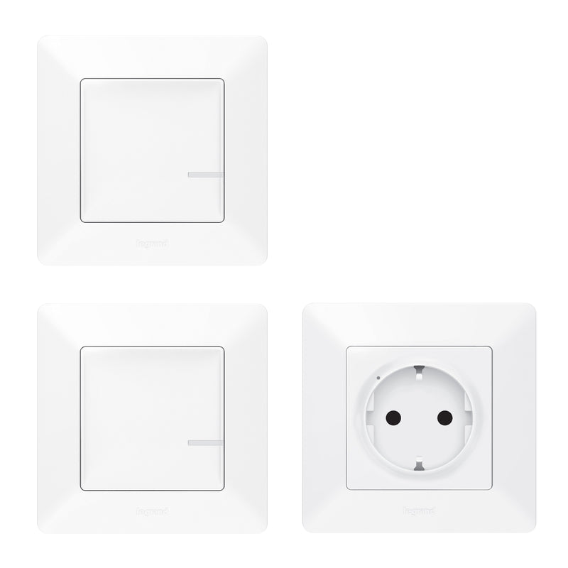 Legrand - Steckdose Erweiterungspack Legrand 752127 Ultraweiss