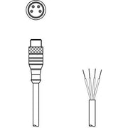 Leuze - Konfektioniertes Sensor-Aktor-Kabel Anschlussleitung KS U-M8-4A-P1-050