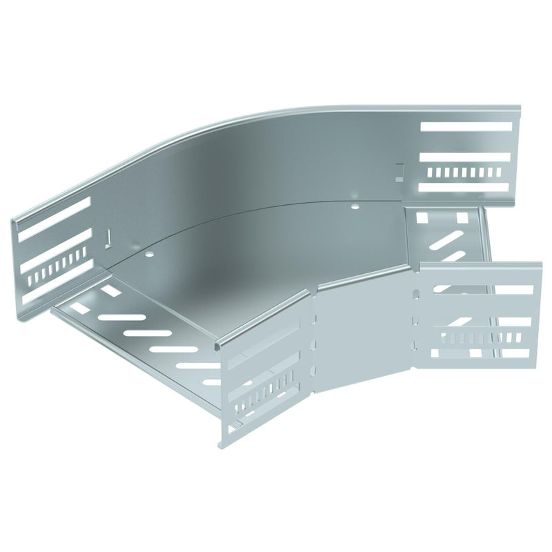 OBO Bettermann - Bogen für Kabelrinne Bogen 45 Grad RB 45 820 FS 85x200 bandverzinkt