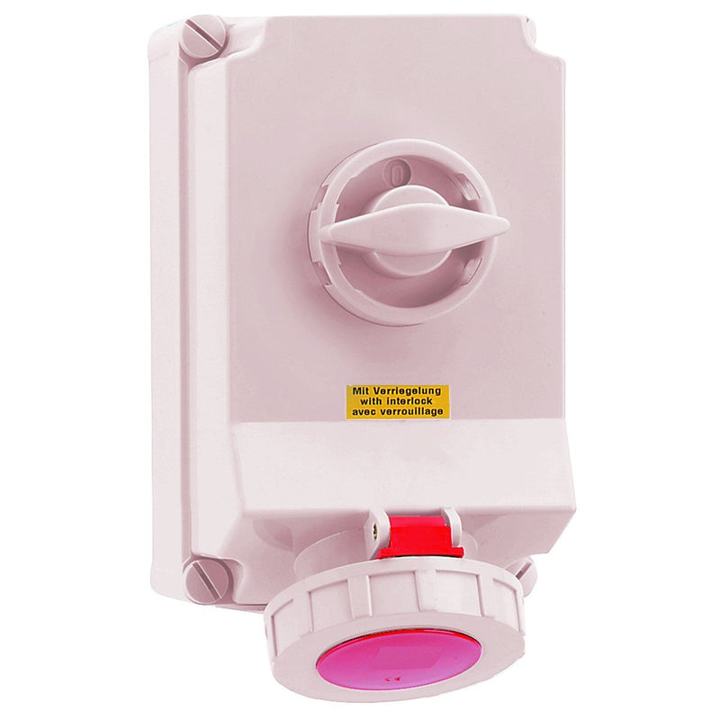 Bals Elektrotech - CEE-Steckdose abschaltbar, abgesichert (IEC 60309) CEE-Steckdose 16886 63A,5p,400V,6H,IP67