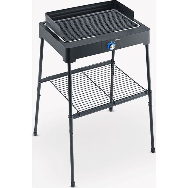 Severin - Grillgerät Barbecue-Standgrill PG 8568 sw Untergestell,m.Wind