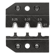 Knipex - Einsatz für Presswerkzeug Kabelschuhe/Verbinder, Aderendhülsen, Schirmanschluss Crimpeinsatz 97 49 27 für MQS-Stecker