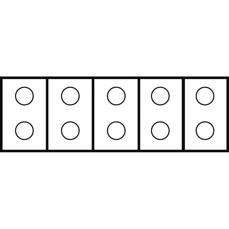 ABN - Hauptleitungsklemme Anschlußklemmemnblock GKL124-5 f.CU-Leiter b.95qmm