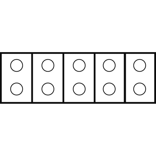 ABN - Hauptleitungsklemme Anschlußklemmemnblock GKL124-5 f.CU-Leiter b.95qmm