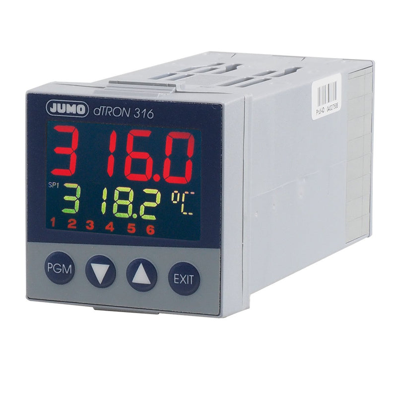 Jumo - Temperaturüberwachungsgerät Kompaktregler 00475033 mit Programmfunktion