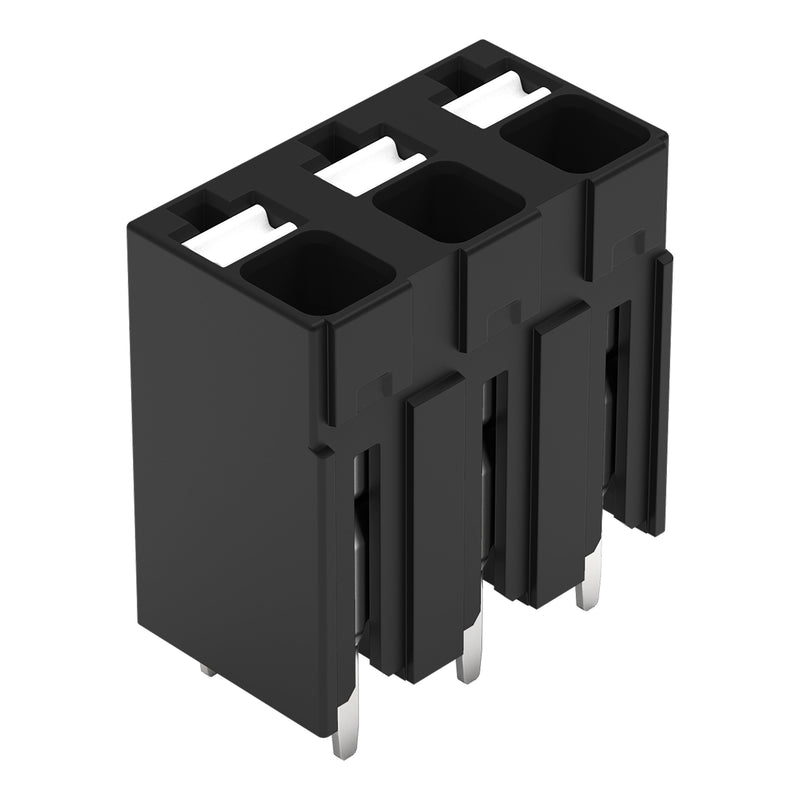 WAGO - Leiterplattenklemme THR-Leiterplattenklemme 20863103300000997605 Drücker,1,5mm²,sw − 1645 Stück