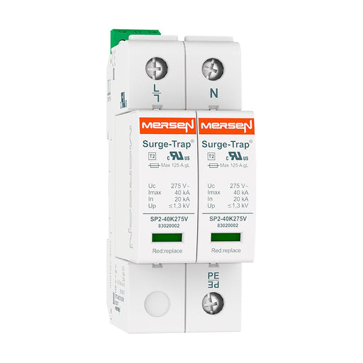 Mersen - Überspannungsableiter für Energietechnik/Stromversorgung Überspg.-Ableiter Typ 2 STPT2-40K275V-2PM 40kA Uc275V 2+0 TNS