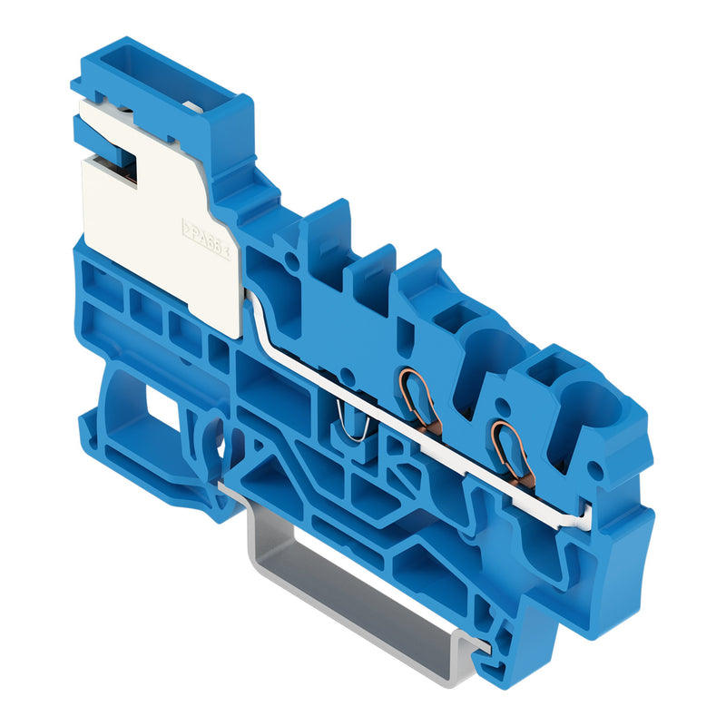 WAGO - Neutralleitertrenn-Reihenklemme 2-Leiter-N-Trennklemme 2002-7214 blau