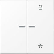 Jung - Bedienelement intelligent eNet Funk-Steuertaste FM LS 1701 WWM schneeweiß matt