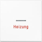 Jung - Abdeckung/Bedienelement für Installationsschalterprogramme Wippe Aufs.Heizung/Notsch. LS 990 H WW für Kontrollschalter