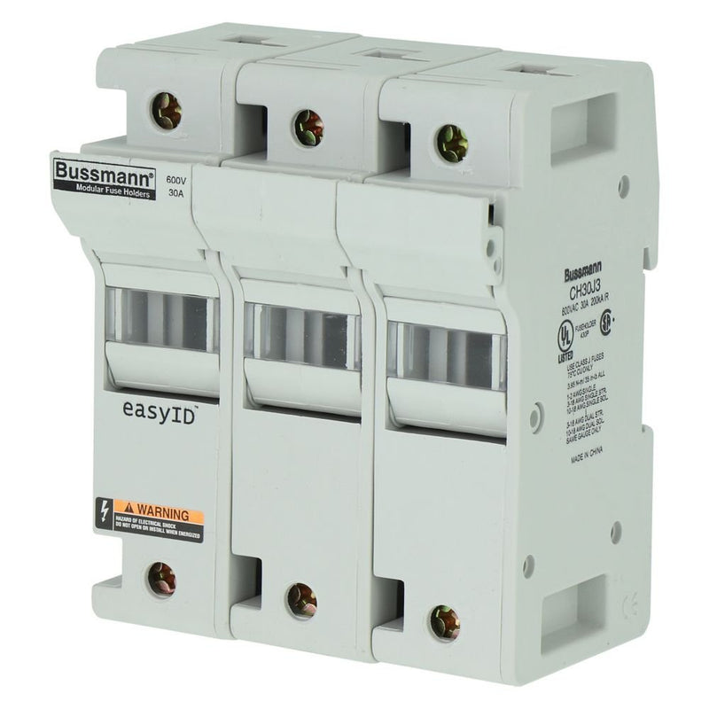 Eaton - Halter für zylindrische Sicherung Sicherungshalter CH30J3 30 A, AC 600 V − 2 Stück