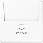 Jung - Abdeckung/Bedienelement für Installationsschalterprogramme Hotelcard-Schalter aws CD 590 CARD WW ohne Taster-Einsatz