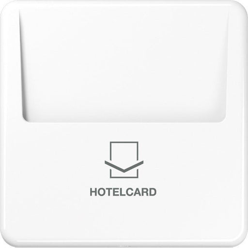 Jung - Abdeckung/Bedienelement für Installationsschalterprogramme Hotelcard-Schalter aws CD 590 CARD WW ohne Taster-Einsatz