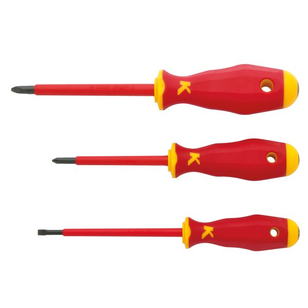 Klauke - Werkzeugset VDE-Schraubendreher-Set KL392IS 3-tlg., PZ, Schlitz