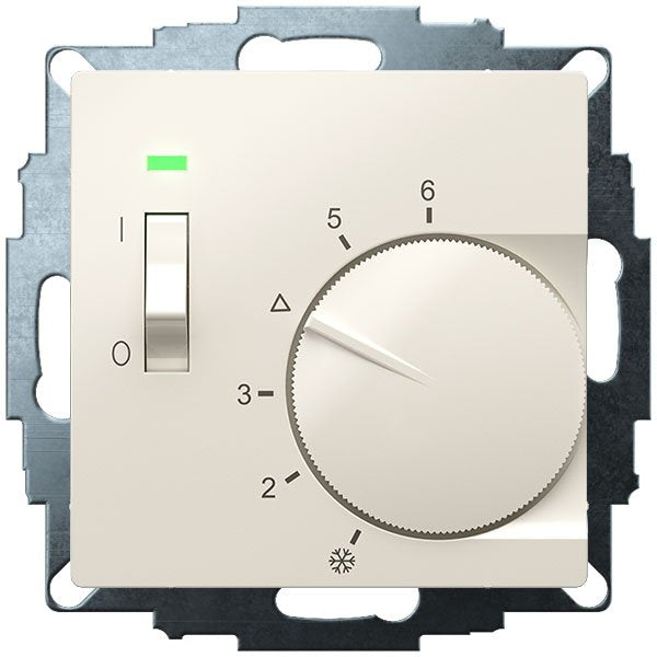 Eberle Controls - Raumthermostat/Uhrenthermostat UP-Raumregler 5-30C AC230V UTE 1011-RAL1013-G55 1Öffner