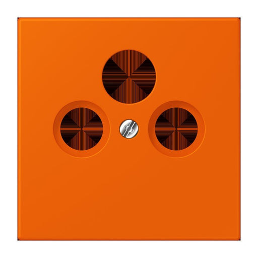 Jung - Einsatz/Abdeckung für Kommunikationstechnik Abdeckung für Sat/BK-Dose LC 990 SAT 224 orange (32080)