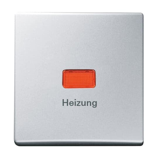 Busch-Jaeger - Abdeckung/Bedienelement für Installationsschalterprogramme Wippe alu 2102 H-33 Heizung-Notschalter
