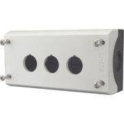 Eaton - Gehäuse für Befehls- und Meldegeräte Aufbaugehäuse M22-I3 f.3 Taster 22mm