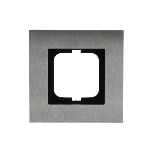 Busch-Jaeger - Abdeckrahmen Rahmen 1-fach 1721-860 edelstahl, UP  − 1 Stück
