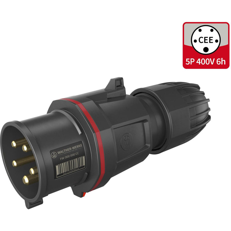 Walther Werke - CEE-Stecker (IEC 60309) CEE NEO Stecker FW231506SK Classic 32A 5P 6h