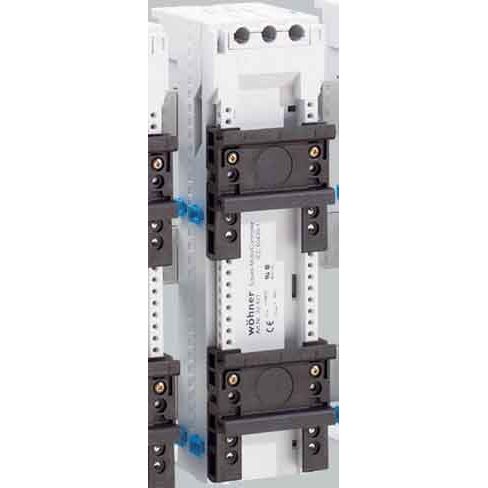 Wöhner - Sammelschienen-Adapter Sammelschienenadapter EMC 32421 m.2 Tragschiene − 4 Stück