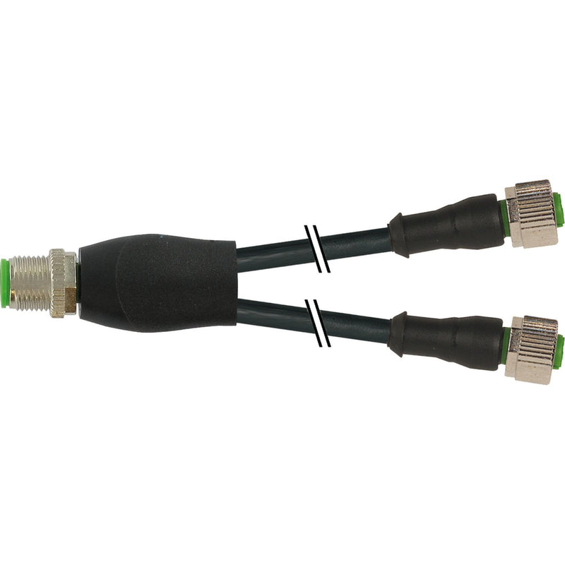 Murrelektronik - Passiver Sensor-/Aktor-Verteiler (mit Leitung) M12 Y-Verteiler 7000-40721-6330030 auf M12 Buchse − 1 Stück