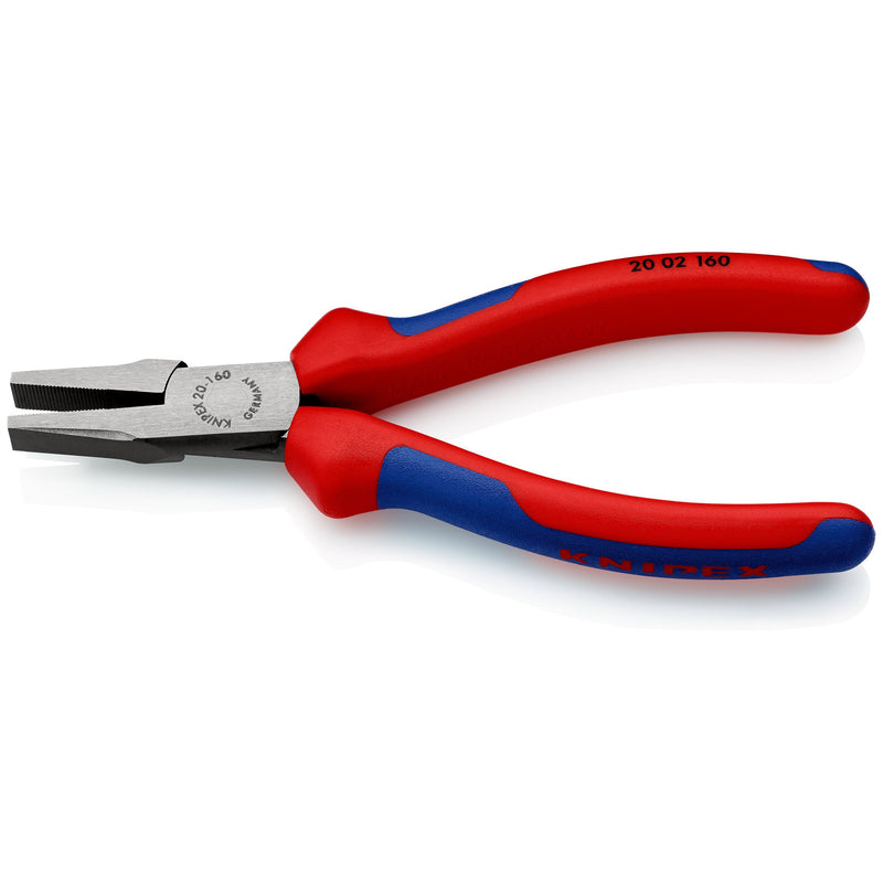 Knipex - Flachzange 20 02 160 SB schwarz, 160mm