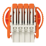 WAGO GmbH & Co. KG - Kabelsteckverbinder für Leiterplattensteckverbinder 1-Leiter-Federleiste,Hebel 2734-1104/038-000 PushinCAGECLAMP,lgr − 50 Stück