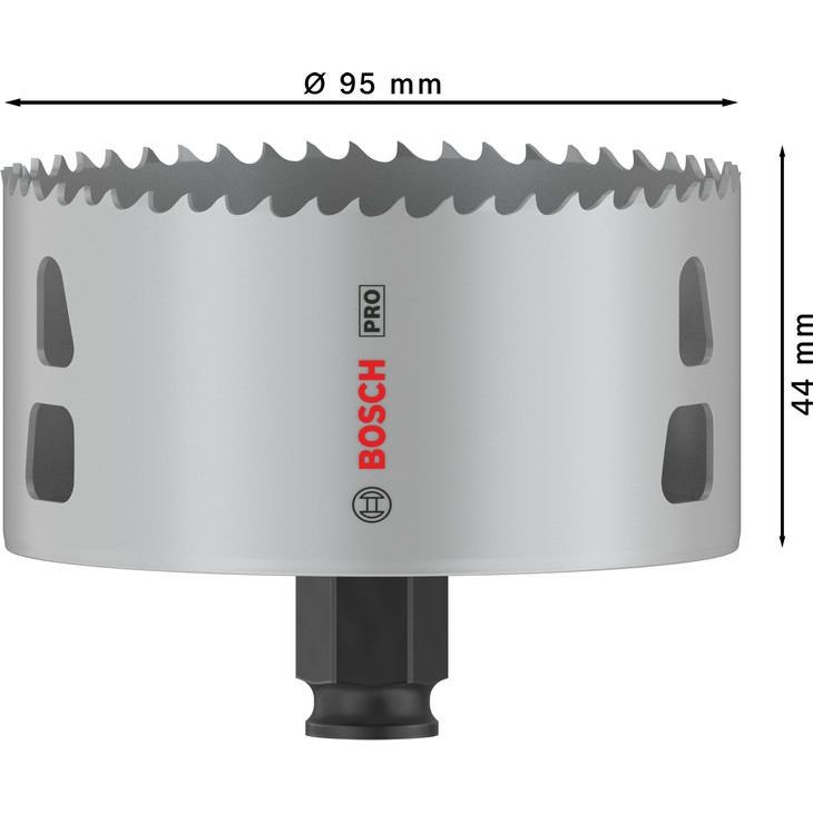 Bosch - Lochsäge PRO Multi Material PC Plus 2608594408 Lochsäge, 95 mm