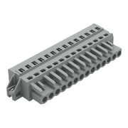 WAGO - Kabelsteckverbinder für Leiterplattensteckverbinder 1-Leiter-Federleiste 231-114/031-000 CAGECLAMP,2,5 mm²,gr − 25 Stück