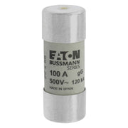 Eaton - Zylindrische Sicherung Sicherungseinsatz Nieders. CYL GG 22,#C22G100S 100A AC 500V 120kA − 10 Stück