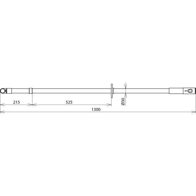 DEHN - Zubehör/Ersatzteile für Sicherheitsgeräte Isolierstange IS 36 ZK STK 1300 m. Handhabe