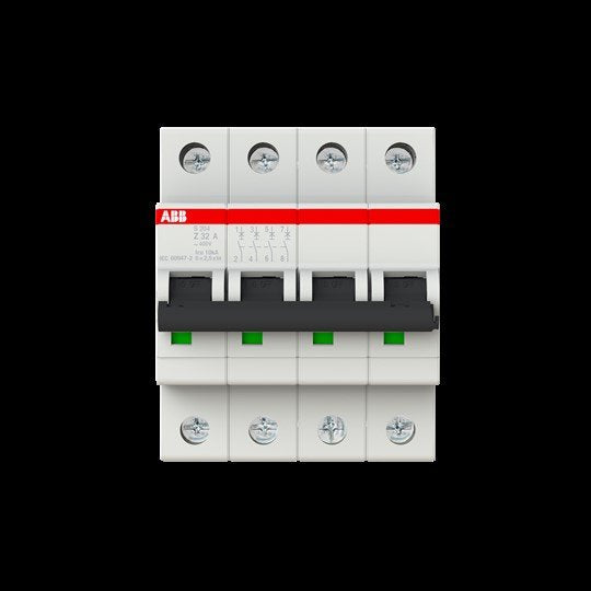 ABB Stotz S&J - Leitungsschutzschalter Sicherungsautomat S204-Z32 6kA 32A Z 4p