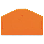 WAGO - Abschluss- und Zwischenplatte für Reihenklemme Zwischenplatte 281-313 orange
