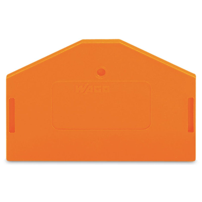 WAGO - Abschluss- und Zwischenplatte für Reihenklemme Zwischenplatte 281-313 orange