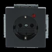 Busch-Jaeger - Steckdose 2310 EUGL/VA-81-11 m. Übersp.schutz