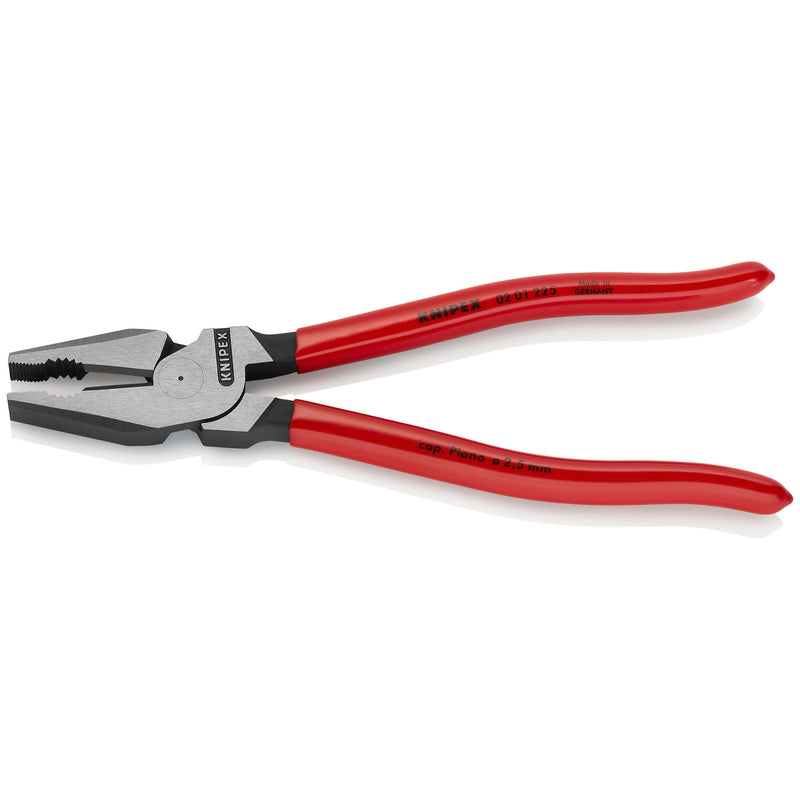 Knipex - Kombizange Kraft-Kombizange 02 01 225 schwarz, 225mm
